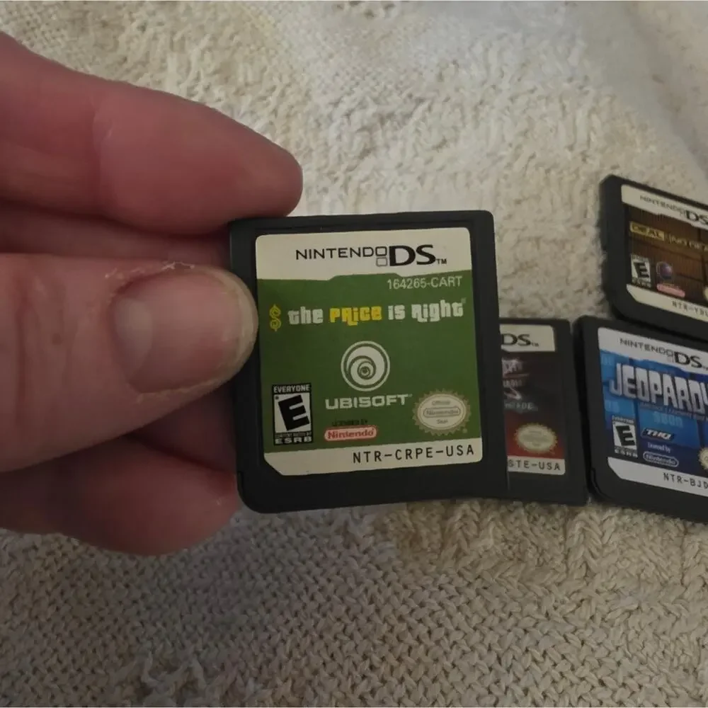 Nintendo DS Game Lot The Price Is Right Deal Or No Deal Jeopardy Are You Smarter
